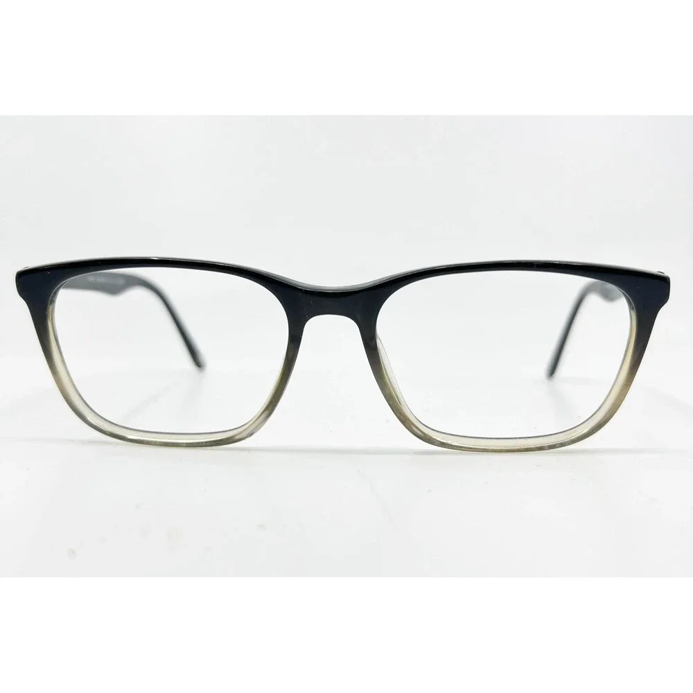 Randy Jackson Eyeglasses Mens Black Clear Ombre 3018 54-17-145